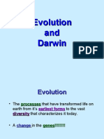 The Theory of Evolution and Darwin