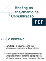 O Briefing No Planejamento Comunicação