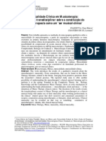 Musicalidade Clínica em Musicoterapia