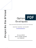 Rapport - Option Exotiques