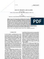 Fracture of Ceramics and Glasses: Phys