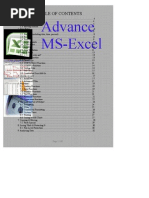 MS-Excel Workbook Material 