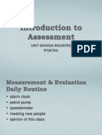 Introduction To Assessment