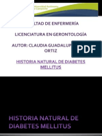 Historia Natural de Diabetes Mellitus