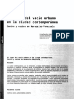 El Lugar Vacío Urbano en La Ciudad Contemporanea