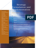 Strategy Formulation and Implementation