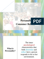 Personality and Consumer Behavior