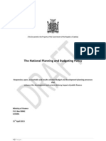 Zambia National Budget and Development Planning Policy (Draft)