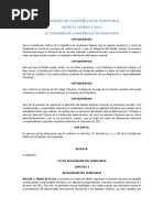 Ley de Regularización Tributaria Decreto 1-2013