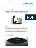 Surface Free Energy - Background, Calculation and Examples