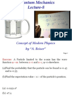 Particle in A 1d Box Quantum Mechanics