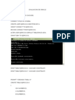 Evaluacion de Oracle