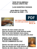 Missa Pelos Doentes e Idosos