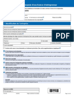 Demande Licence Entrepreneur Societe PDF