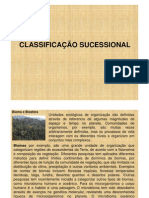 Classificação Sucessional