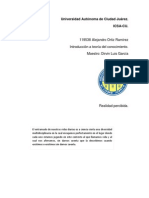 Ensayo de Teoria Del Conocimiento Alejandro Ortiz