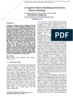 Scalable NIDS Via Negative Pattern Matching and Exclusive Pattern Matching