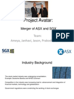 Merger of SGX-ASX