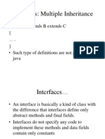 Interfaces: Multiple Inheritance