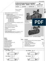 Válvula Direcional Proporcional Com Regulagem