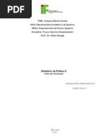 II Relatorio Fisico-Quimica Experimental - Calor de Formacao