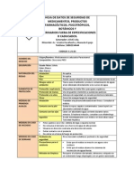 Hoja de Datos de Seguridad de Medicamentos Caducados