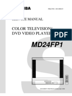 Color Television/ DVD Video Player: MD24FP1