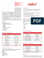 Aalco Metals LTD Aluminium Alloy 6082 T6 T651 148