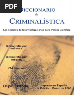 Diccionario Criminalística