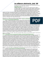 22 Depression Alliance Abstracts, July 09