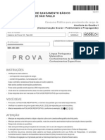 (PRV) Sabesp - 2012 - FCC - Analista de Gestão I Publicidade e Propaganda