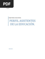 Perfil Asistentes de La Educación.