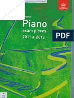 Abrsm Piano Grade 1 2011 2012