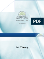 Set Theory Presentation - Unitedworld School of Business