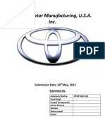 Toyota Motor Manufacturing - Draft 1