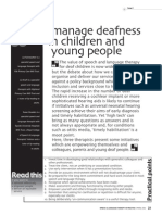 How - . - I Manage Deafness in Children and Young People.