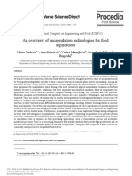 An Overview of Encapsulation Technologies For Food Applications