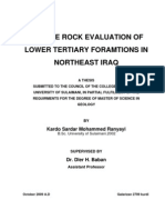 Thesis 2009 Source Rock Evaluation