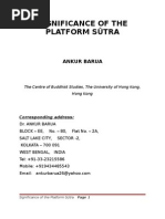 Significance of The Platform Sutra