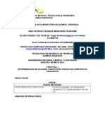 Informe de Laboratorio de Quìmica Organica