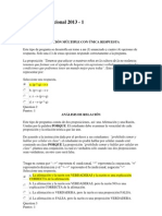 Evaluación Nacional 2013 - I Logica