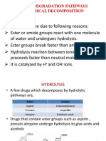 Drug Degradation