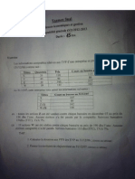 Examen Comptabilité Générale - Corrigé de L'examen Comptabilité S2