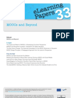 Elearning Papers 2013 - (33) Moocs and Beyond (May) PDF