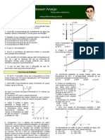 Lista de Exercicios - Termometria