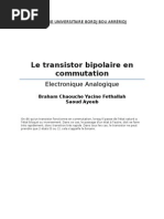 Le Transistor Bipolaire en Commutation