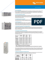 Ficha Tecnica de Baterias AGM y GEL Deep Cycle Batt.