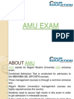 AMU Exam