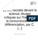 Bouglé - La Démocratie Devant La Science PDF