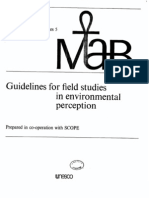 Guidelines For Field Studies in Environmental Perception PDF